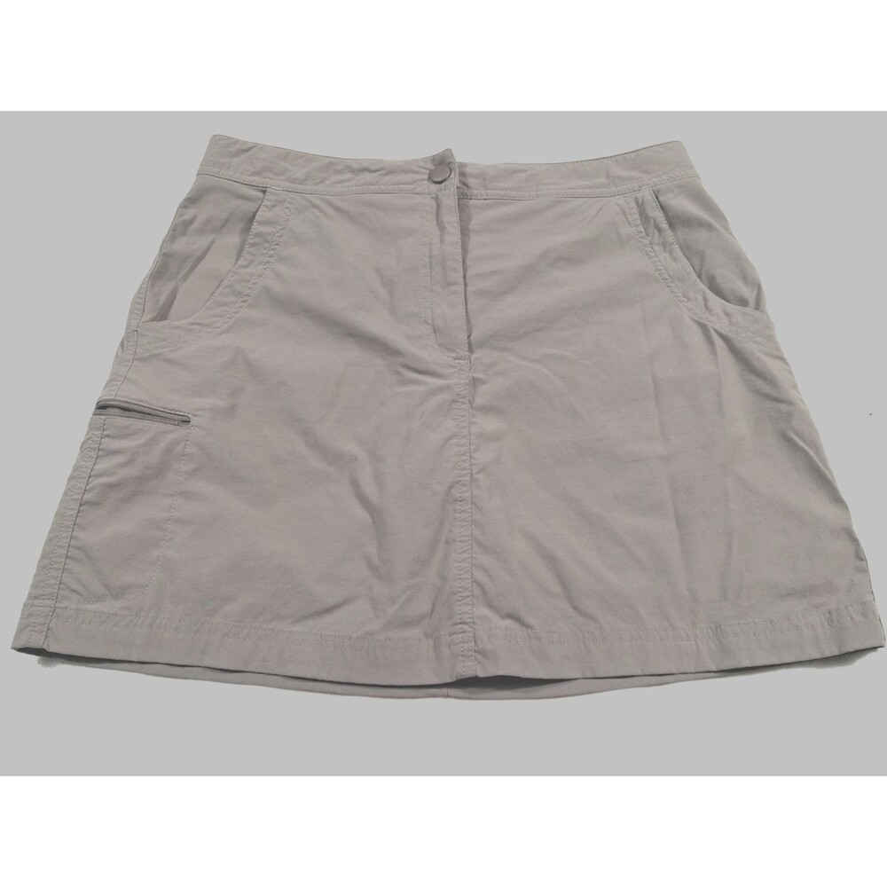 LL Bean Women's Water-Repellent Comfort Trail Skort Mid-Rise 290595 Size 10 Reg.